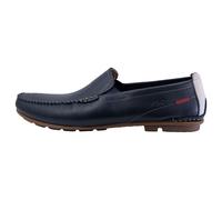 Fluchos Dorian : Mocassins Homme Bleu Cuir Véritable Superflexibles Confort