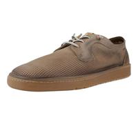 Fluchos Mocassin en cuir pour homme, semelle intérieure amovible, lacets, fabriquée en cuir, semelle en caoutchouc léger, modèle F1947, couleur océan, Marmotte, 43 EU