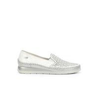 Fluchos Mocassins pour Femmes F2144 Taille 40 Couleur Blanc_Argent