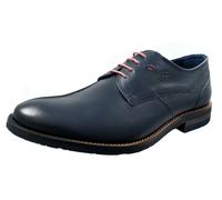 Fluchos Olimpo F0137 : Chaussures De Ville Pour Homme En Cuir Bleu Avec Lacets