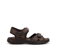 Fluchos Sandales plates AZORES Cuir Homme Marron Taille 43