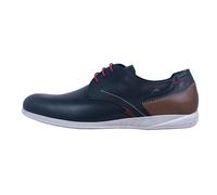 Fluchos Ulises : Chaussures Pour Homme Bleu Cuir Semelles Amovibles F0519