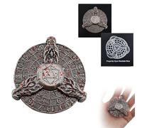 FLUEFOWL 2024 Dragon Roulette Spinner de Dés pour Ensemble de Dés DND, 7-en-1 Dés Métalliques Dragon pour Dungeons and Dragons avec Coffret Cadeau, Cadeau pour Jeux de Rôle sur Table RPG (Blood Red)