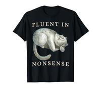 Fluent in Nonsense Vintage Alice au Pays des Merveilles Chat du Cheshire T-Shirt
