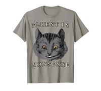 Fluent in Nonsense Vintage Alice au Pays des Merveilles Chat du Cheshire T-Shirt