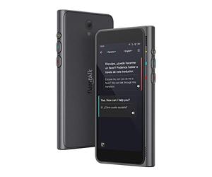 Fluentalk par Timekettle, Traducteur de langue T1 avec écran HD de 10,2 cm, supporte 40 langues et traduction photo, dispositif de traduction instantanée sans besoin de WiFi, données mobiles mondiales