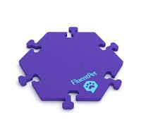 FluentPet HexTiles - Kit d'apprentissage pour Chien et Chat - Peut contenir jusqu'à 6 Boutons - Doux, Durable et antidérapant - Cadeau pour Les Amoureux des Animaux de Compagnie - Disponible en 12
