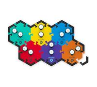 FluentPet Lot de 32 bordures pour hextiles qui maintiennent les boutons de communication pour chat et chien - Pièces de bord pour protéger les boutons parlants pour chiens de l'accumulation de saleté