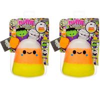 Fluffie Stuffiez Halloween Candy Corn - Petite Peluche à Collectionner - Dévoilement Surprise - Peluche ASMR Câlins - Fidget, DIY, Fourrure Amovible - pour Enfants Dès 4 Ans et Collectionneurs