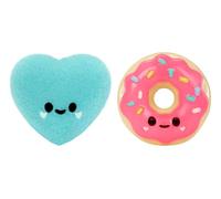Fluffie Stuffiez Minis - Heart Candy et Donnut - Mini Objets de Collection Souples à Serrer - Dévoilement Surprise - Jeu Tactile et DIY - Pour les Enfants de 4 Ans et Plus