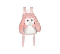 Fluffy Bag GIPSY TOYS Sac a dos en peluche Lapin et 30 cm