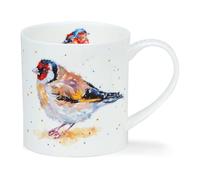 Fluffy Feathers Tasse en porcelaine anglaise Motif chardonneret 0,35 l