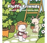 Fluffy Friends: Simple & Cute Animal Coloring Book