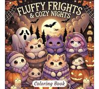 Fluffy Frights & Cozy Nights: The Perfect Coloring Book for Cute, Creepy & Spooky Halloween Fun