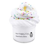 Fluffy Fruit Slime Clay, DIY Butter Slime Soft Slime Kit Stress Relief Toys, Mini Fruit Slime Jouet Antistress pour Les Enfants, Slime Enfants Mastic Jouet Cadeaux (R)