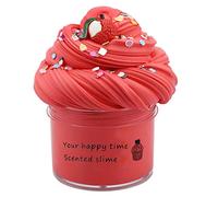 Fluffy Fruit Slime Clay, DIY Butter Slime Soft Slime Kit Stress Relief Toys, Mini Fruit Slime Jouet Antistress pour Les Enfants, Slime Enfants Mastic Jouet Cadeaux (Q)