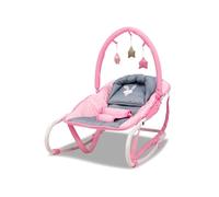 Fluffy Hamac inclinable pour bébé dès la naissance - Mouvement naturel + balancelle + arche de jeux + pliage compact + facile à nettoyer Asalvo