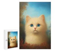 Fluffy Kitten : Cadeau De Saison, 1000 PCS Puzzle À Exposer; pour Les Couples, Amis Et Familles
