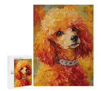 Fluffy Poodle with Sparkly Collar Puzzle 1000 Pièces Educa Jouet en Bois Cadeau Unique Décoration Intérieure Jeu Éducatif Challenge Toy Adultes Et Enfants À Partir De 14 Ans 500 PCS