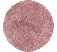 Fluffy Shaggy tapis poils longs rond Ø 160cm rose
