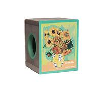 FluffyDream Grattoir en carton pour chat, forme de tournesol, version usurpation pour chat, griffoir, lit, protection de meubles, couleur verte