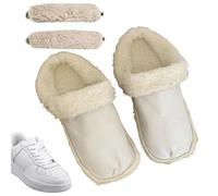 Fluffys Cro-CSS Semelles intérieures de rechange en peluche d'hiver, doublure C-ROC épaisse et amovible, inserts de chaussures chauds avec lacets pour la plupart des chaussures