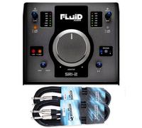 Fluid Audio Interface SRI-2 et contrôleur de moniteur avec câble Keepdrum