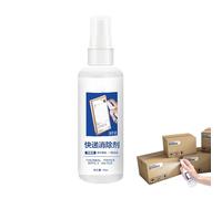 Fluide Correcteur Thermique,Enleveur D'encre Thermique Pour Livraison De Colis - Liquide de Suppression des Données avec Pinceau de Précision 100ml pour Bureau Maison Étiquettes