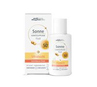 Fluide de protection solaire SPF 50+ de medipharma cosmetics, matifiant avec effet de contrôle de l'huile