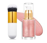 Fluide illuminateur léger pour le visage et le corps toute la journée - Formule douce pour la peau - Surligneur liquide pour occasions spéciales - Pour le visage et pour des radiances à construire