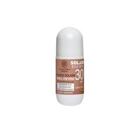 Fluide Solaire Visage Roll-On SPF 30 - Filtre Physique Minéral Uniquement Microencapsulé Sans Nanoparticules Protection UVA/UVB Waterproof - 50ml - Eco-Bio DOMUS OLEA TOSCANA