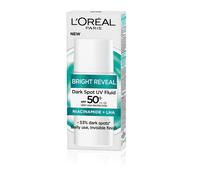Fluide visage anti-taches UV Bright Reveal de L'Oréal SPF50+ Niacinamide + Acide
