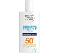 Garnier Ambre Solaire - Fluide Visage Anti-UV - Haute Protection FPS 50+ - Sensitive Expert+ - 40 ml