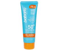 Fluide Visage Babaria Sensitive SPF50 Crème Solaire Fluide 75 ml