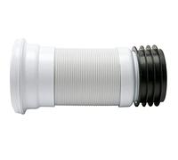 Fluidmaster ZB38307 Flexi Pan Conn Raccord WC long Blanc