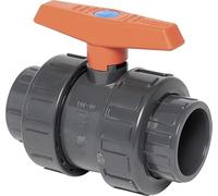 'fluidra 02502 - Vanne de boule "PN-10 PVC-U (pe-epdm) colle D50