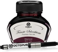 Fluids Weinrot-Encre D'écriture Avec Convertisseur,Encre De Stylo Plume,Rouge 30ml