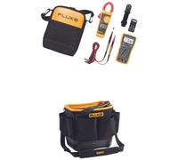 Fluke 117/323/TB25 Multimètre , Pince ampèremétrique numérique avec câble de test, avec trousse CAT III 600 V Affichage (nombre