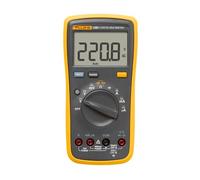Fluke 15B+ Digital Multimeter, for Electrical Applications, Measures AC/DC Voltage and Current Measurements up to 1000V and 10A, Along with Resistance, Continuity, Diode, and Capacitance Capabilities
