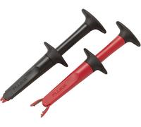 Fluke AC220 Jeu de pinces crocodiles de sécurité femelle 4 mm CAT IV 600 V, CAT III 1000 V rouge,