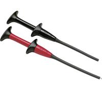 Fluke AC283A Jeu de pinces crocodiles de sécurité femelle 4 mm CAT IV 600 V, CAT III 1000 V rouge, n