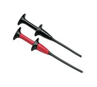Fluke AC283A Jeu de pinces crocodiles de sécurité femelle 4 mm CAT IV 600 V, CAT III 1000 V rouge, n
