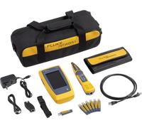 Fluke Networks LIQ-DUO-KIT-H6-EU Testeur de câble, réseau et WiFi Adapté pour (spécifications réseau (CAT)): CAT 4, CAT 5, CAT 5e, CAT 6, CAT 6a, WiFi 6E,