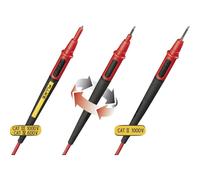 Fluke TL175 Set de cordons de mesure de sécurité Banane mâle 4 mm pointe de test 1.50 m noir, rouge 1 pc(s)