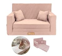 Flumi Canapé enfant pliable en mousse avec housse amovible – Sofa convertible pour chambre ou salle de jeux