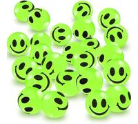 Flummies - Lot de 24 balles lumineuses - Petit cadeau d'anniversaire d'enfant de 10 ans - Remplissage de piñata - Jouet Flummi pour 6 à 12 ans - Aide à l'apprentissage des mathématiques