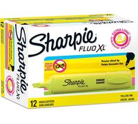 Fluo Xl Surligneur Pointe Biseautée Jaune Lot De 12