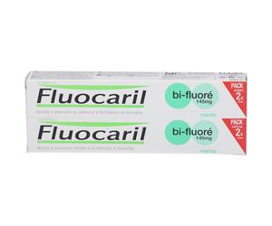 Fluocaril Bi-Fluoré 145 mg Pâte Dentifrice Menthe Dentifrice(S) 2x75 ml