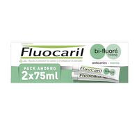 Fluocaril Dentifrice Bi-Fluoré 145mg Menthe Tubes 2x75ml Nouvelle Formule