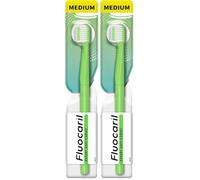 Fluocaril Brosse à dents Expert Anti-Caries Medium x1 Couleur Aléatoire (Lot de 2)